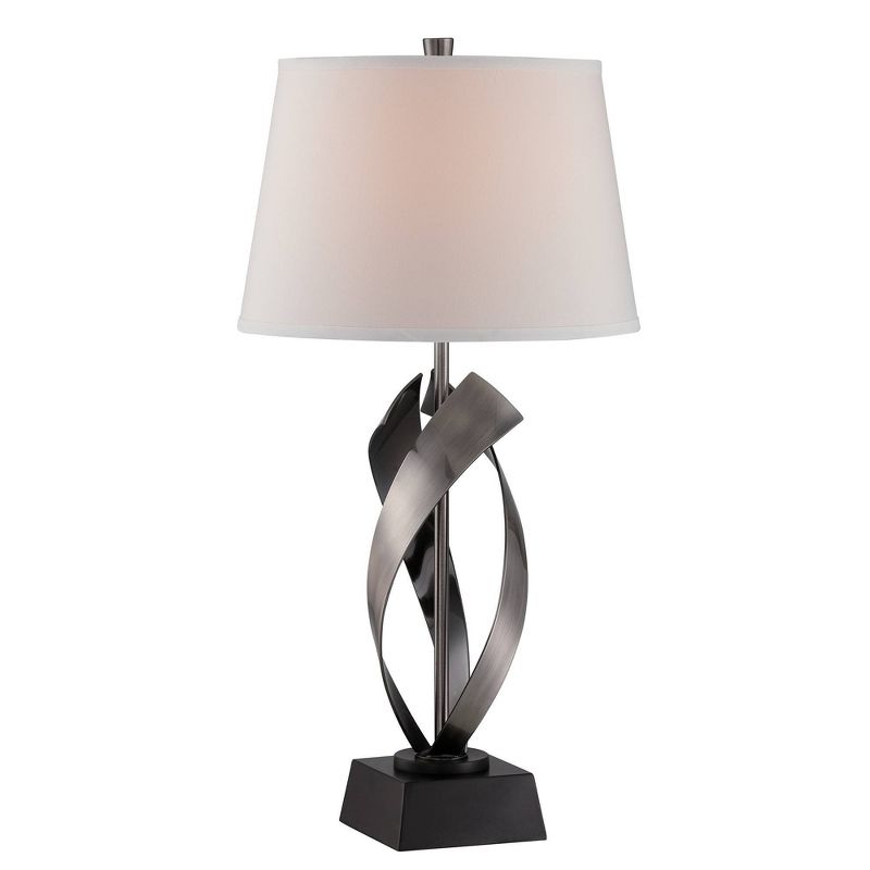 Wayde 1 Light Table Lamp Gun Metal Black (Includes CFL Light Bulb) - Lite Source