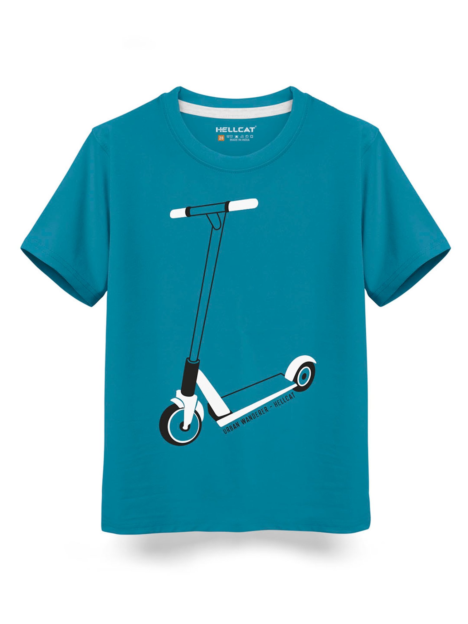 HELLCAT Kids Black & Blue Printed T-Shirt (Pack Of 2)