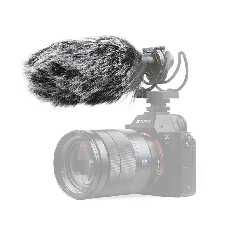 VideoMic Deadcat Windscreen - for Microphone Deity D3, S-Mic 2S, Outdoor Wind Cover Muff Mic Windshield Fur Filter
