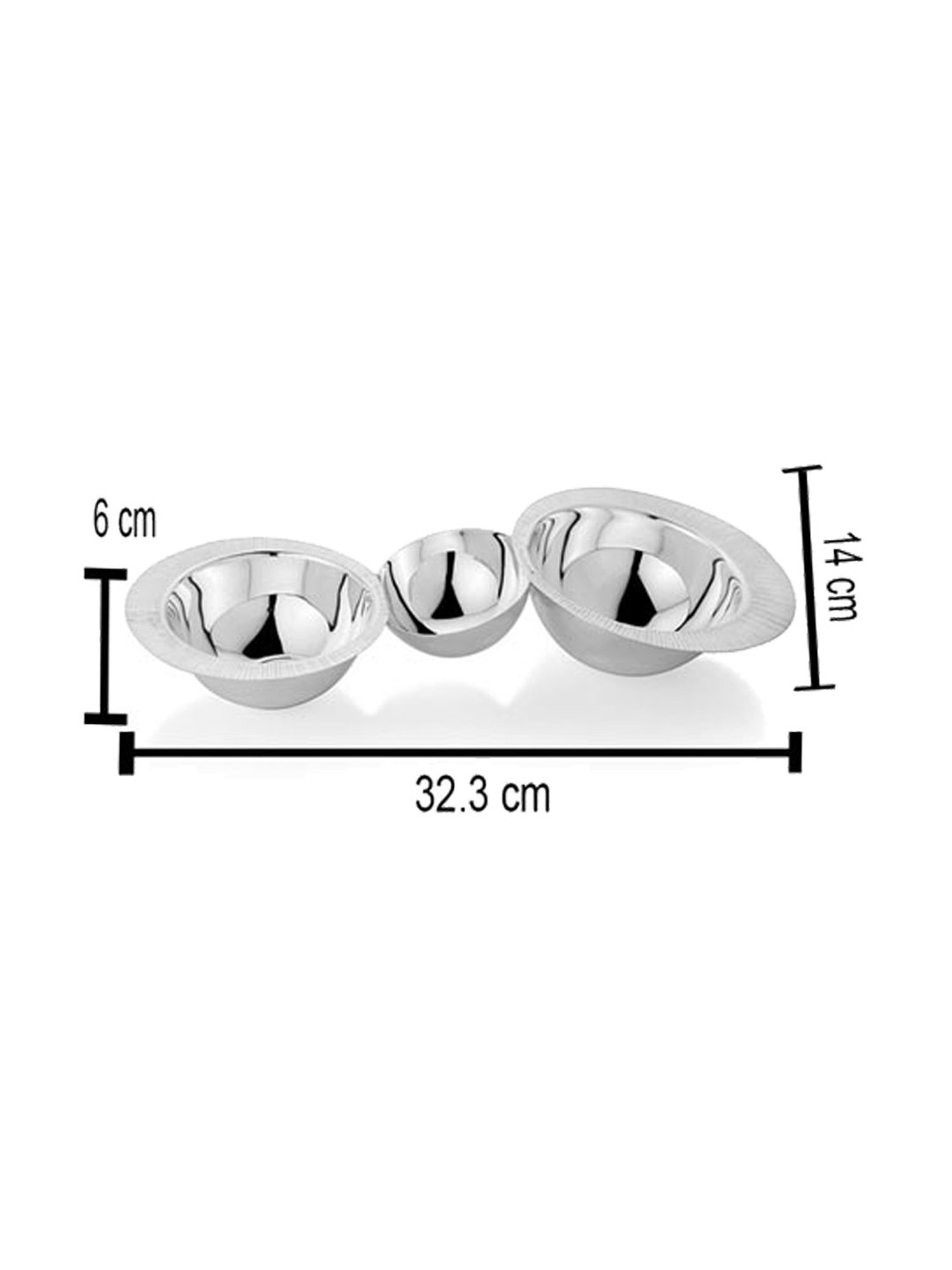 Episode Silver Plated Trio Bowl