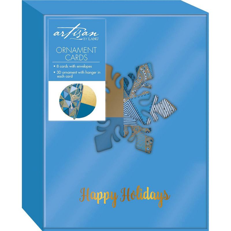8ct Frozen Holiday Boxed Cards