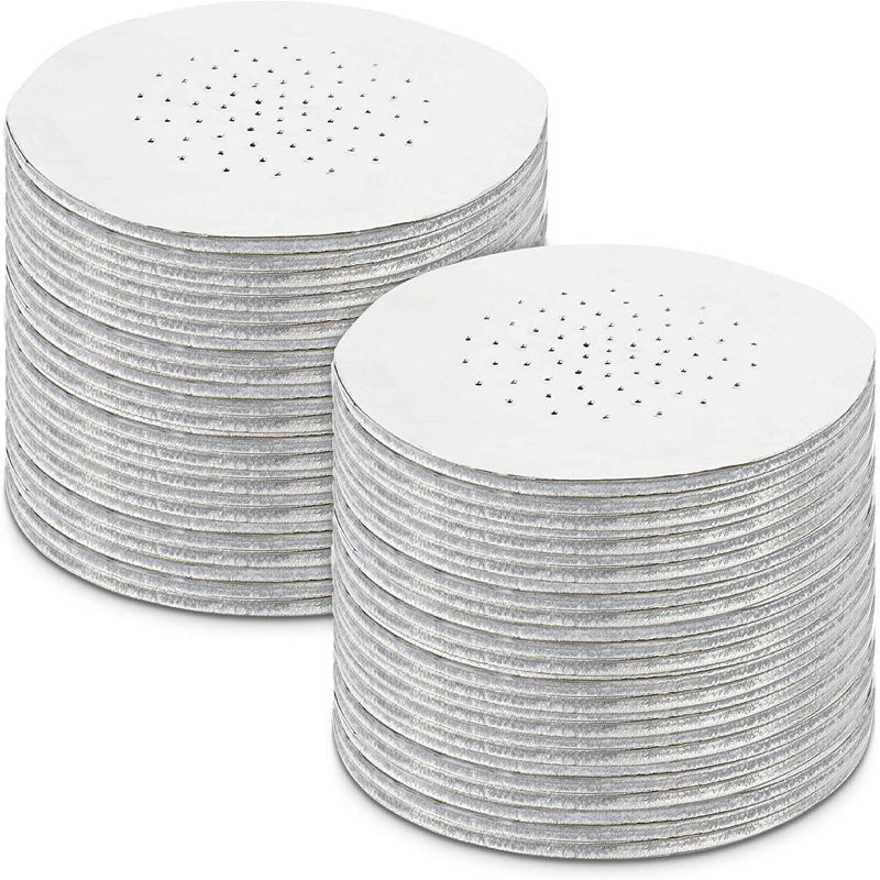 Okuna Outpost 300 Pack Hookah Aluminum Foil Sheets with Pre-Punched Holes (4.7 Inches)