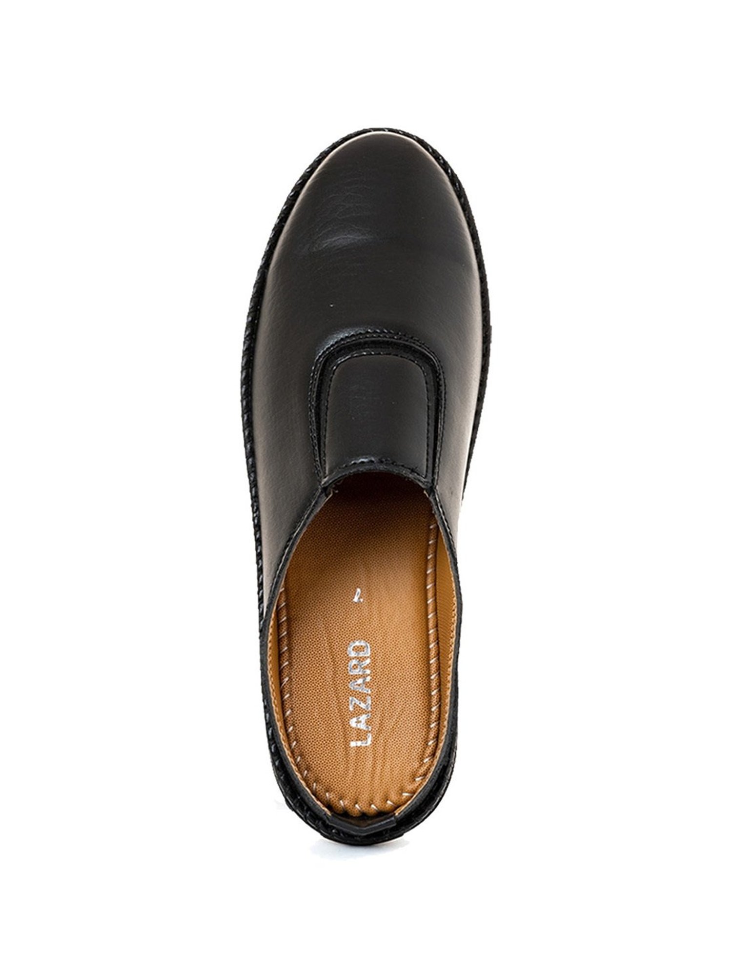 Khadim Men's Black Mule Shoes
