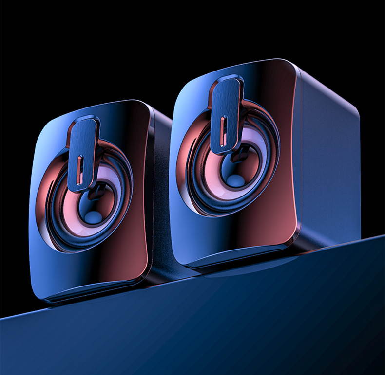 Desktop computer small speaker desktop Mini cute small portable home audio USB NOTEBOOK multimedia high volume office subwoofer wired