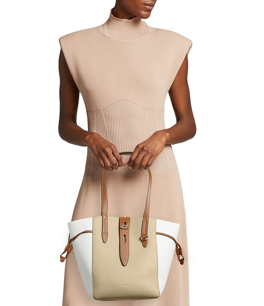 Furla Net Medium Colorblock Tote Bag