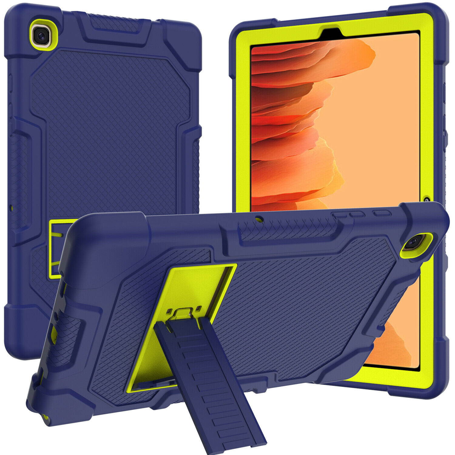 Samsung Galaxy Tab A7 10.4 ase Hybrid Heavy Duty Armor Stand Cover