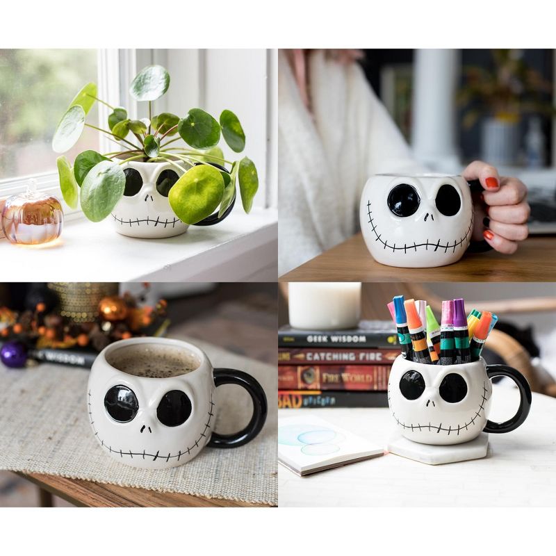 The Nightmare Before Christmas Jack Skellington Sculpted Coffee Mug | 20 Ounces