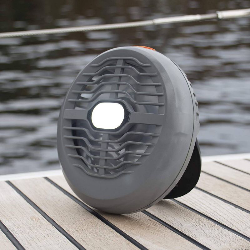 UST Brila USB Rechargeable Fan and LED Light with Independent Control and Hook