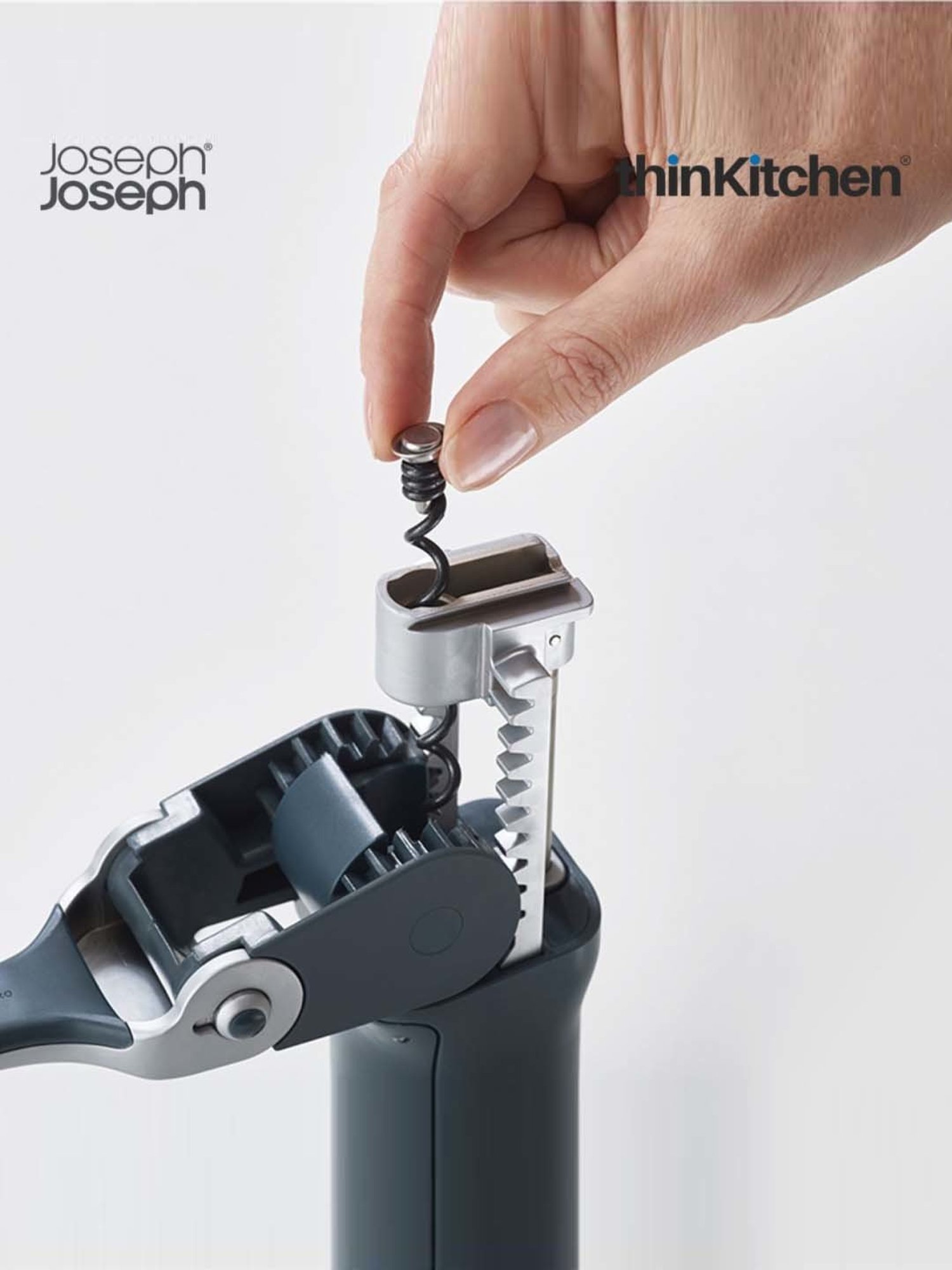 JOSEPH JOSEPH Silver & Green Steel 30.5 cm Elevate Tong - Set of 1