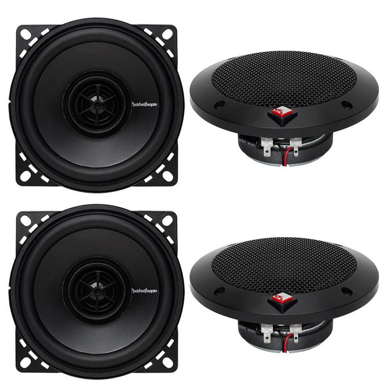 Rockford Fosgate R14X2 4" 120 Watts 2-Way Full Range Car Audio Speakers