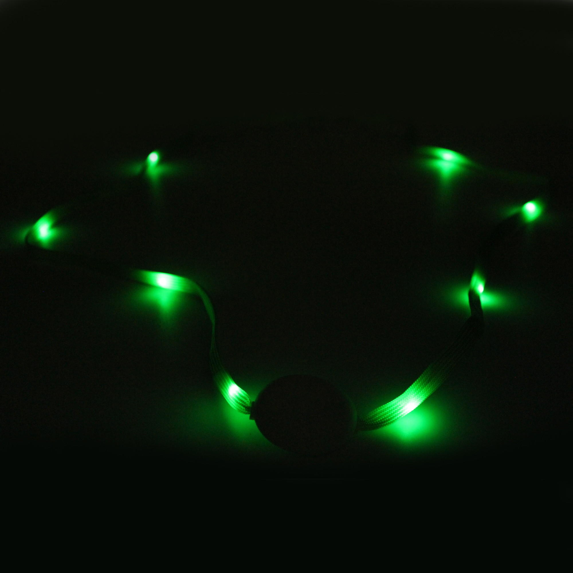 LED Shoelaces Luminous Nylon Flashing Modes EDM Festival Party Dancing Shoelaces for Boys Girls (Green)