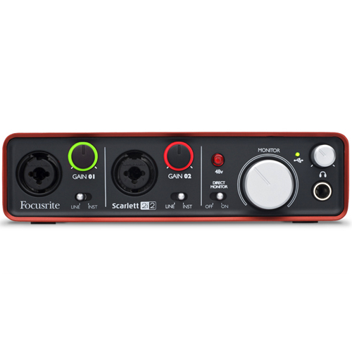 Focusrite Scarlett 2i2 USB Audio Recording Interface