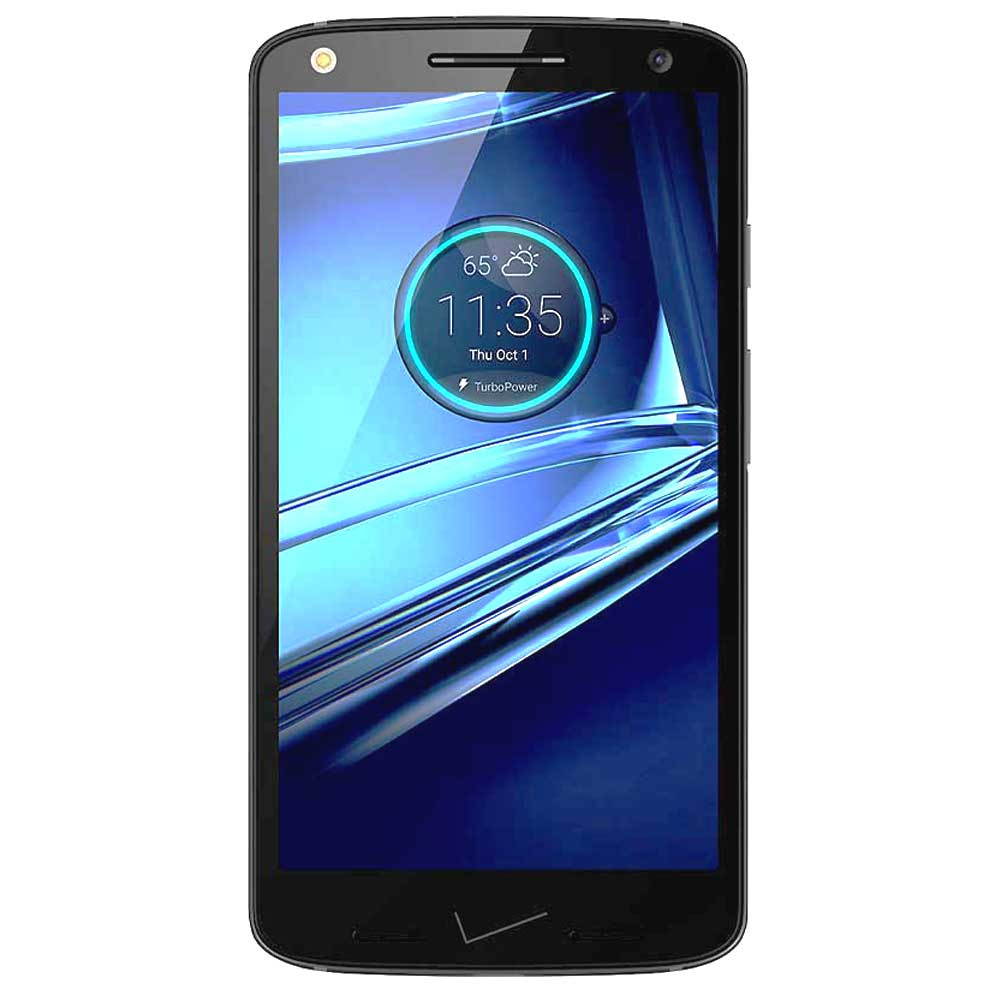 Motorola XT1585 Droid Turbo 2 Smartphone (Verizon Unlocked) 5.4" Quad-HD AMOLED Touchscreen | 4G LTE | 32GB + 2GB RAM | 21 Megapixel HD Phone Camera + 4K Video Capture - Grey