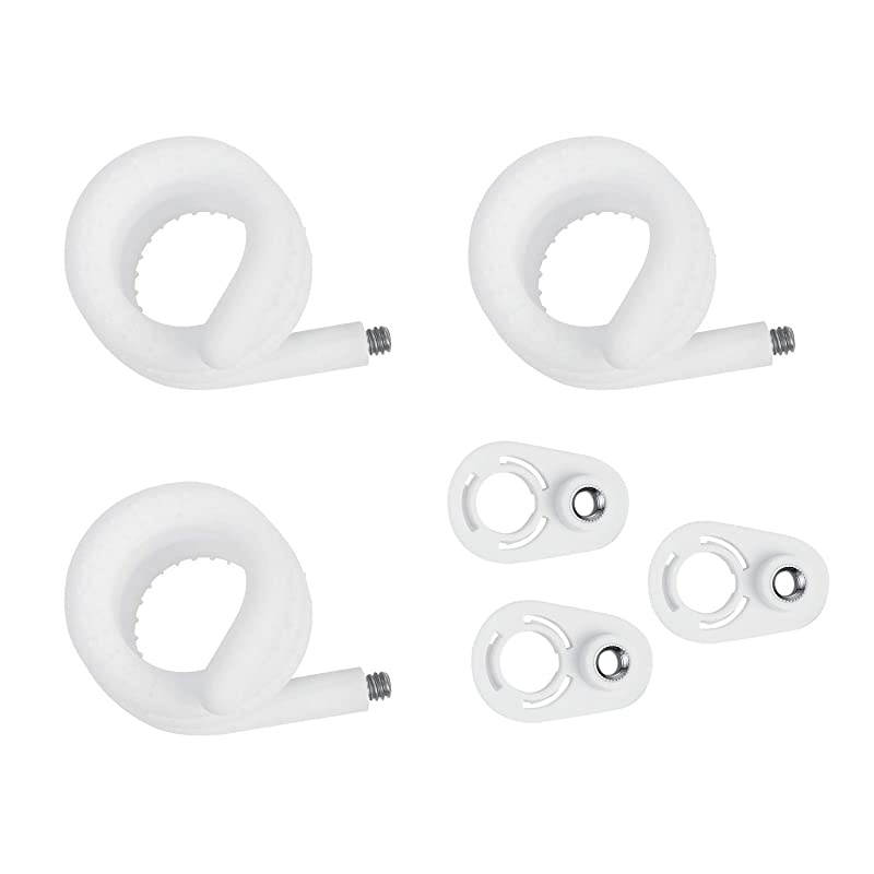 Adjustable Gooseneck-Like Twist Mount Compatible with Blink Outdoor & Blink XT2/XT Camera (3-Pack, White)