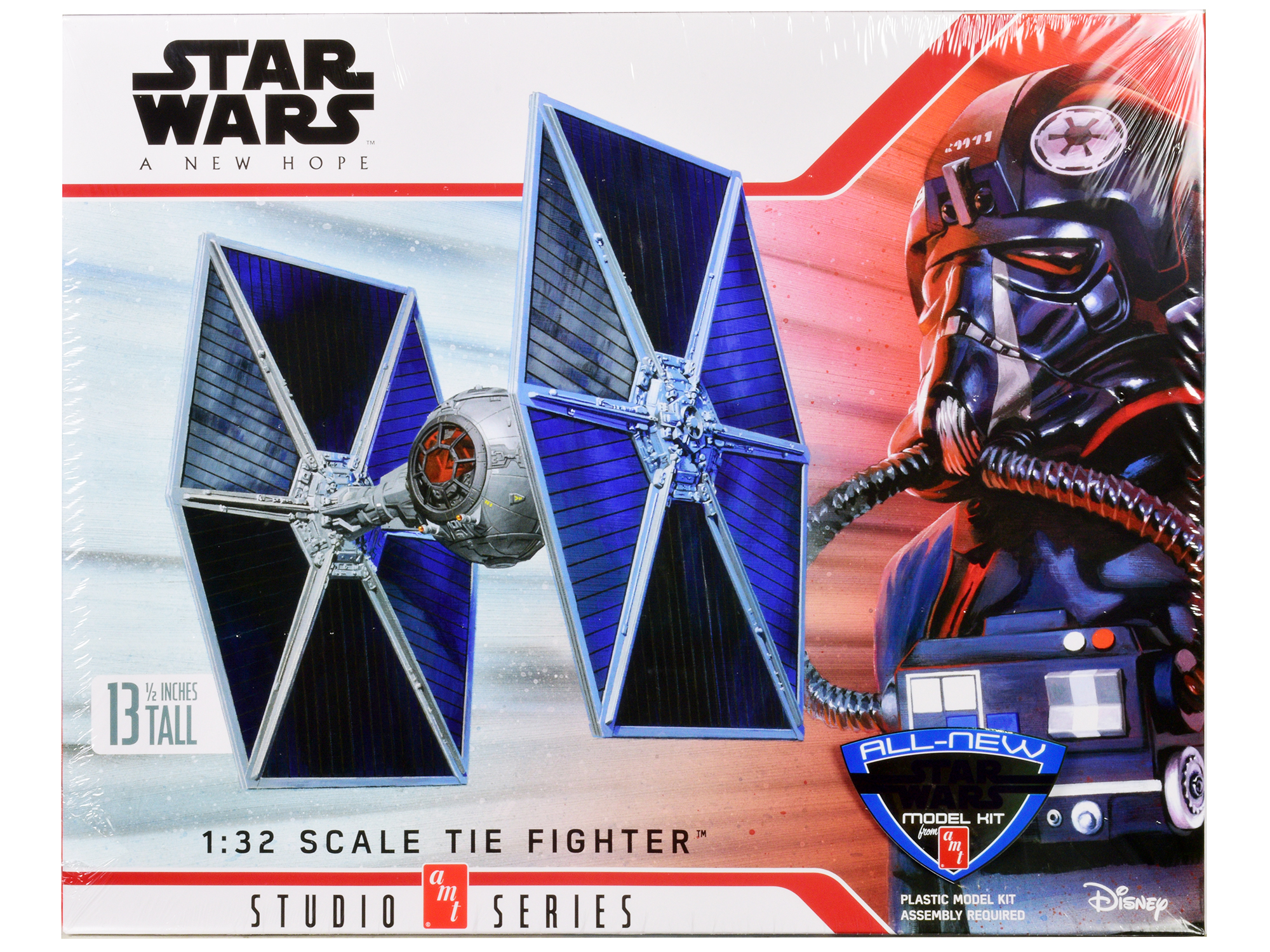 Skill 2 Model Kit Tie Fighter "Star Wars: Episode IV &ndash; A New Hope" (1977) Movie 1/32 Scale Model by AMT