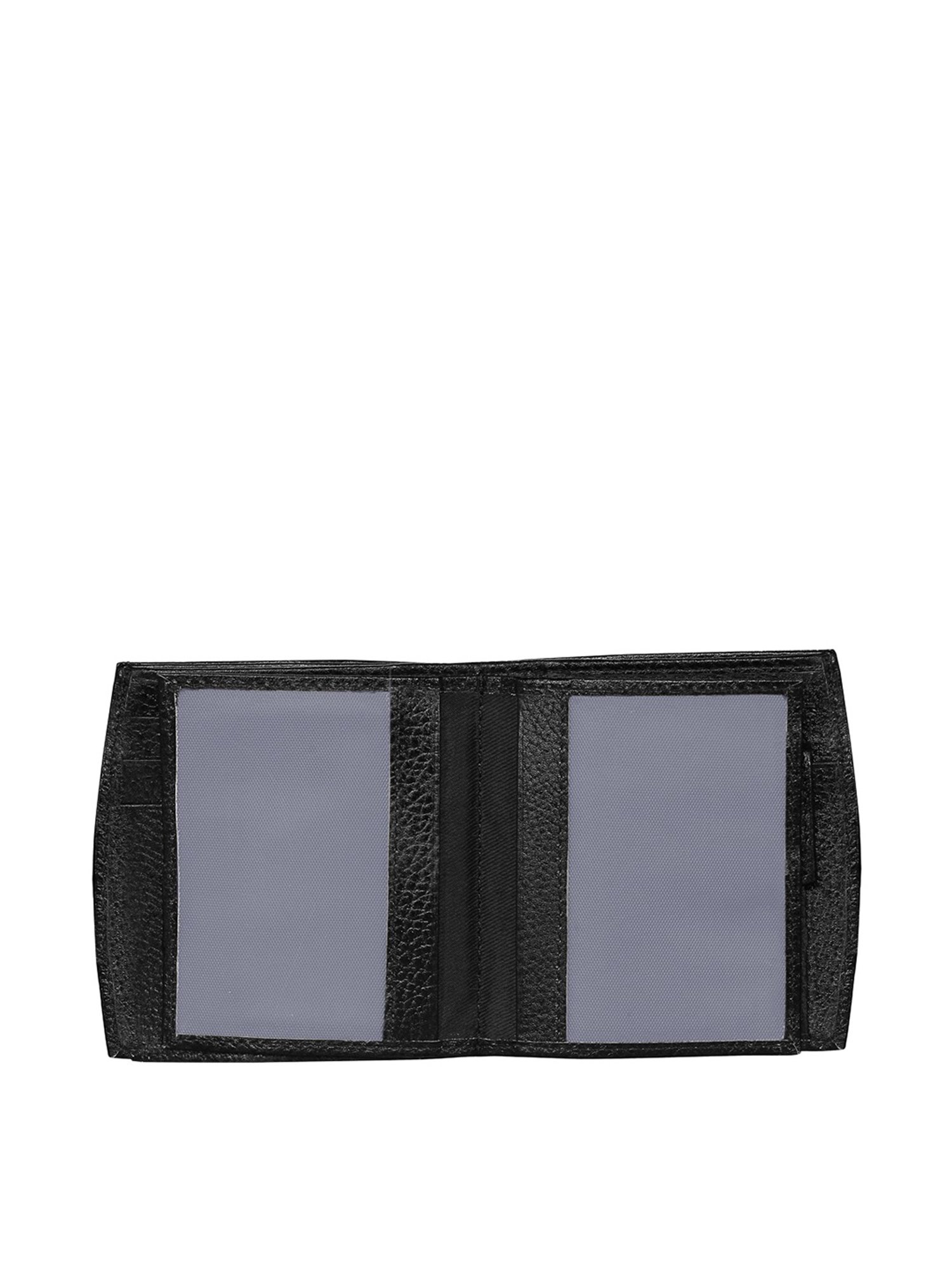 SCHARF Black Leather Set of Waist Belt and Wallet for Men