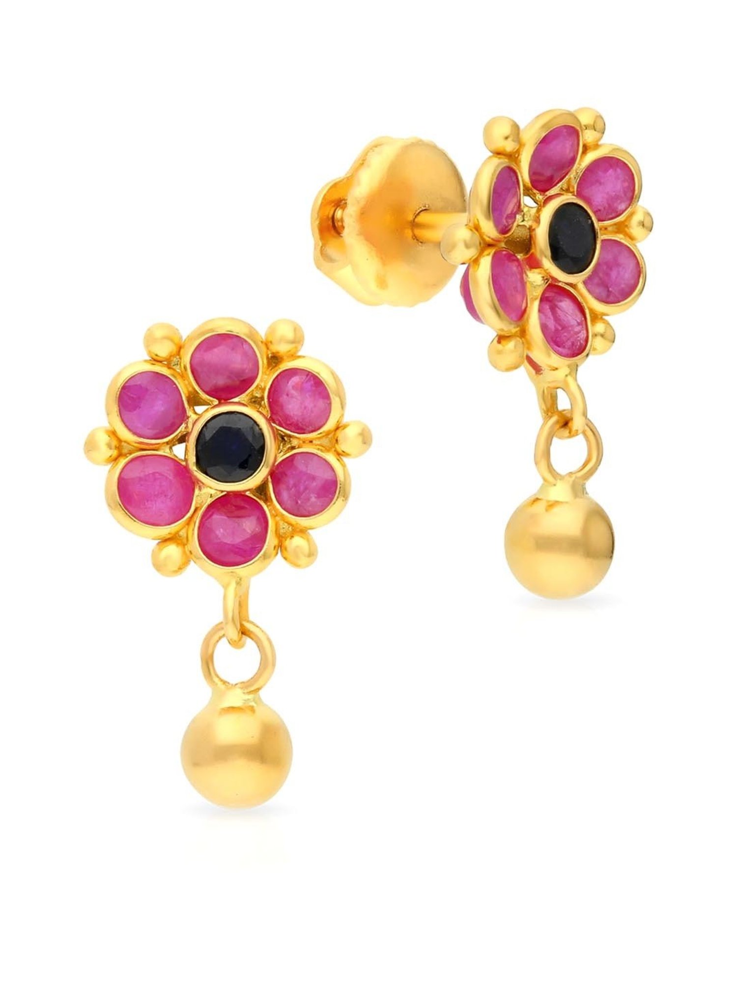 Malabar Gold and Diamonds 22k Gold Earrings for Women