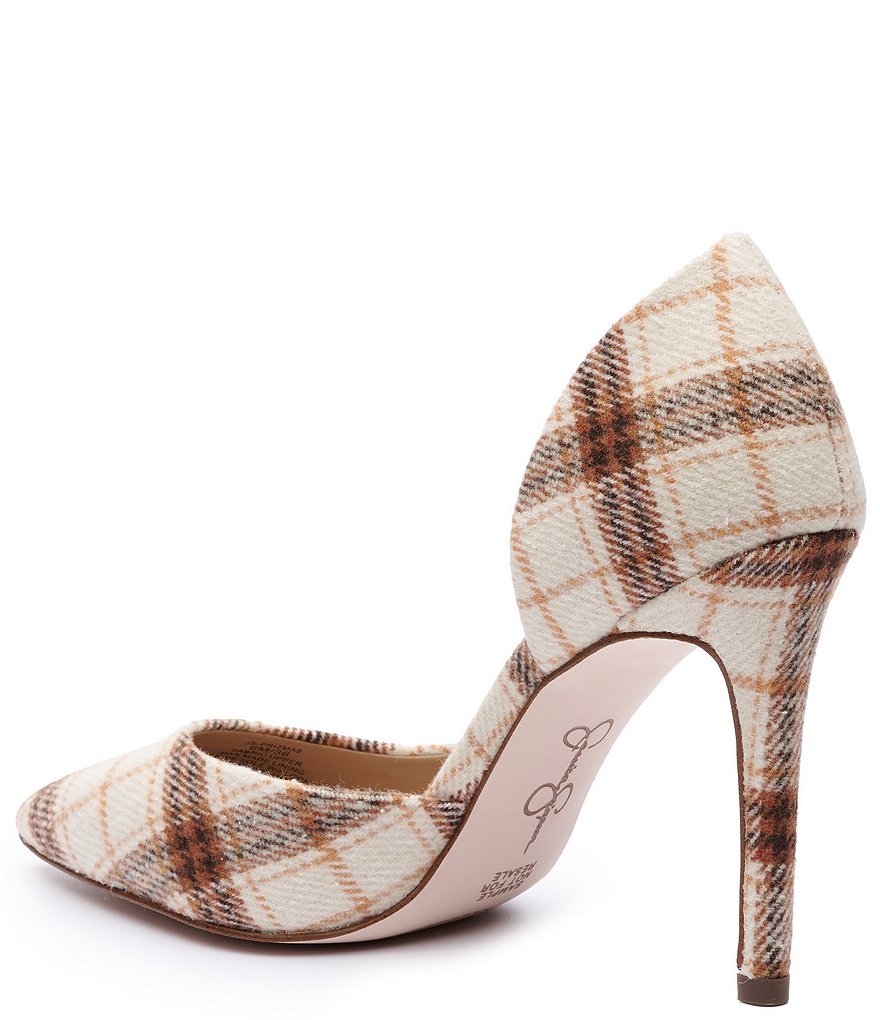Jessica Simpson Prizma8 Plaid d'Orsay Pumps