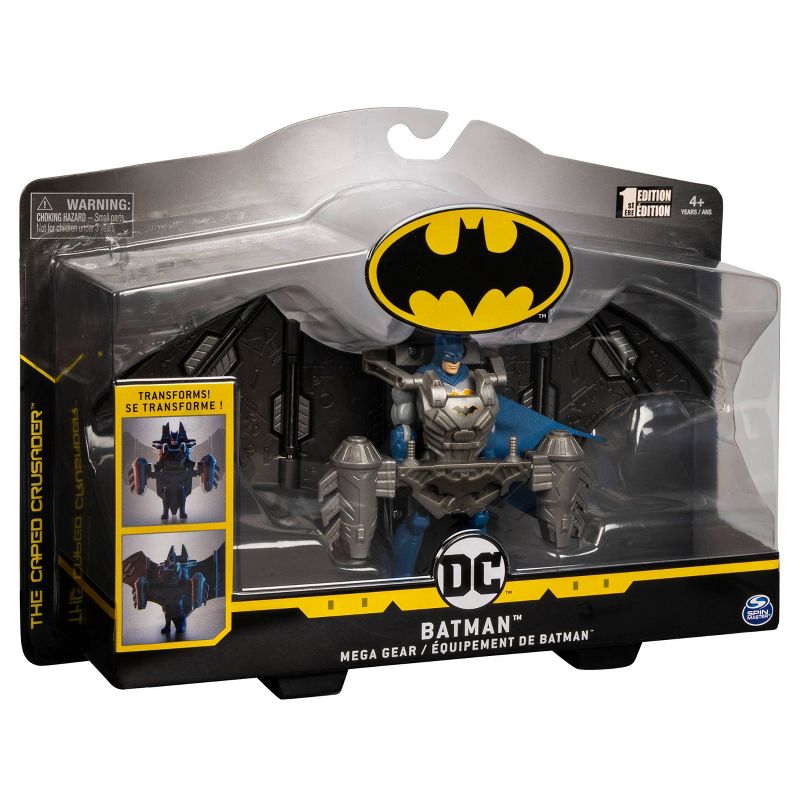 Batman Mega Gear Deluxe 4" Action Figure with Transforming Armor