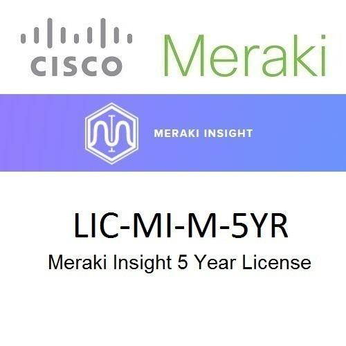 Cisco Meraki Insight License 5 Year LIC-MI-M-5YR