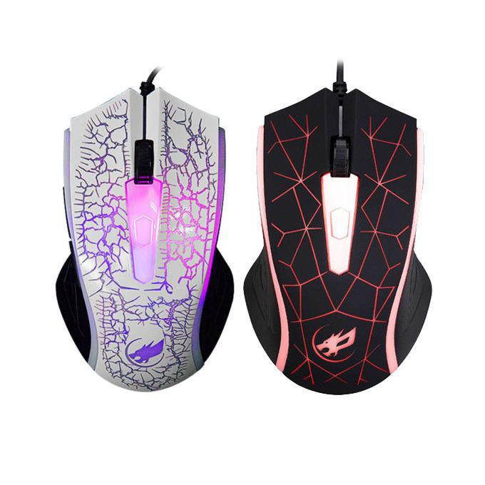 2400DPI LED USB Wired Optical Gaming Game Mice Mouse For Computer PC Laptop
