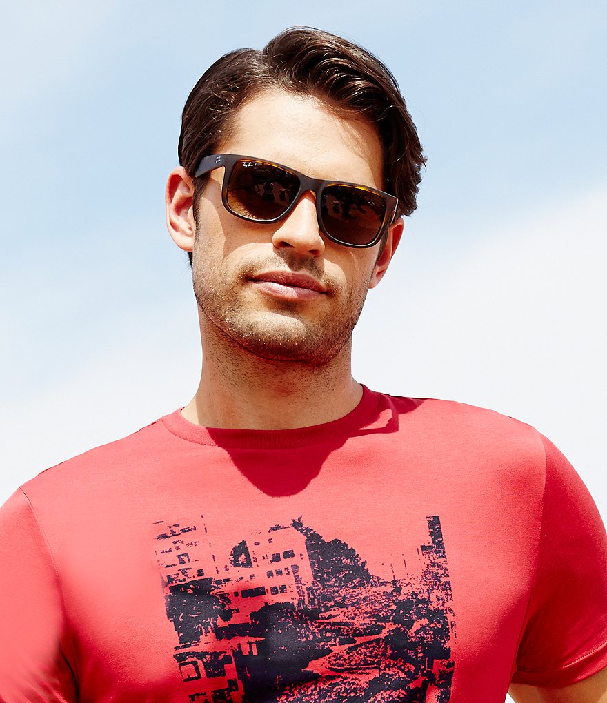 Ray-Ban Justin Polarized Square Sunglasses