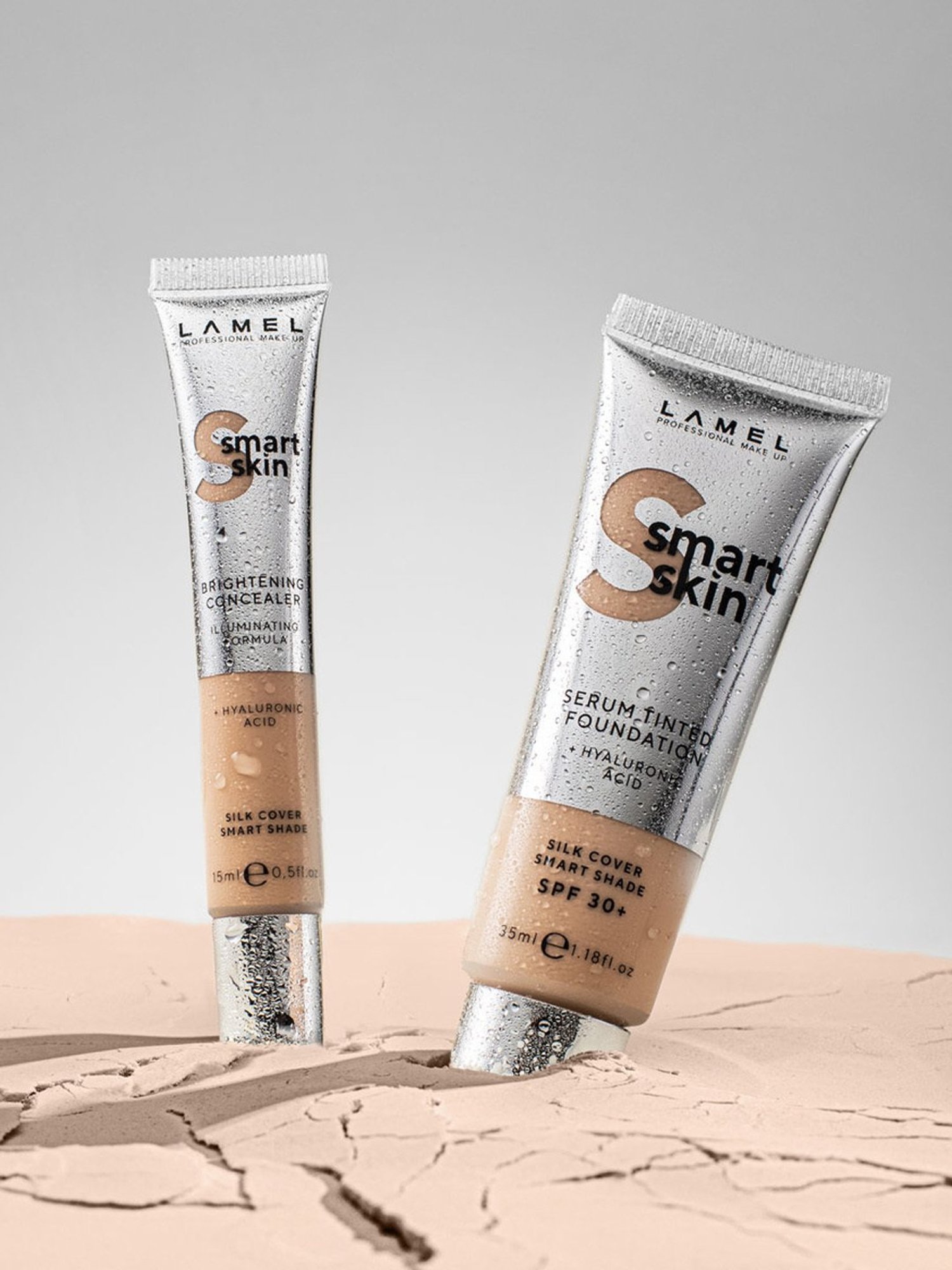 Lamel Smart Skin Serum Tinted Foundation SPF 30 + 401 Porcelain - 35 ml