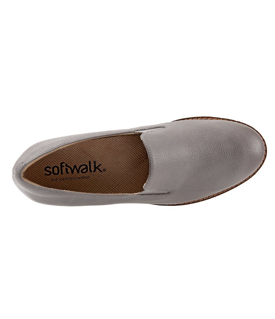 SoftWalk Whistle Leather Slip-On Sneakers