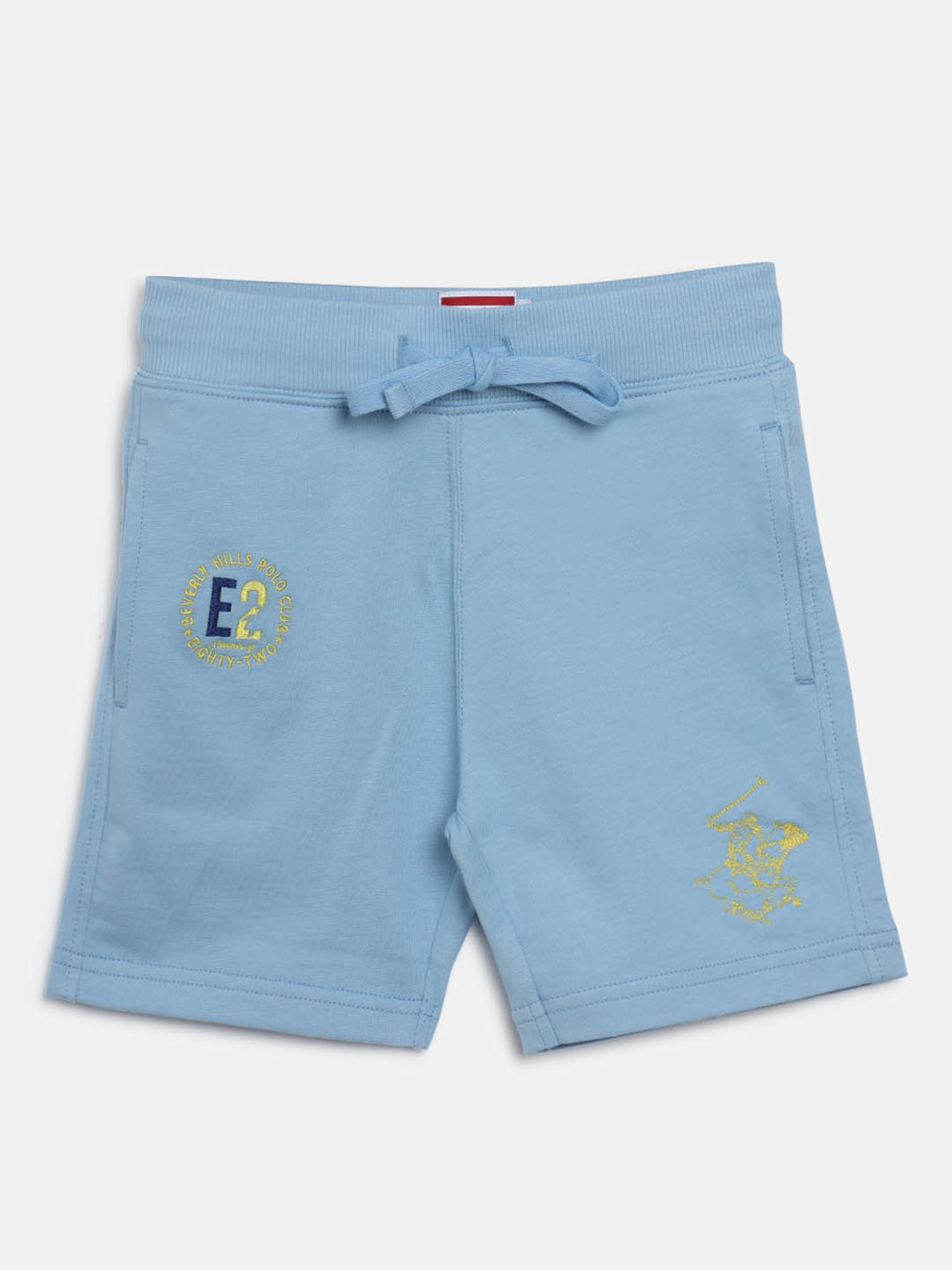 Beverly Hills Polo Club Boys Blue Solid Shorts