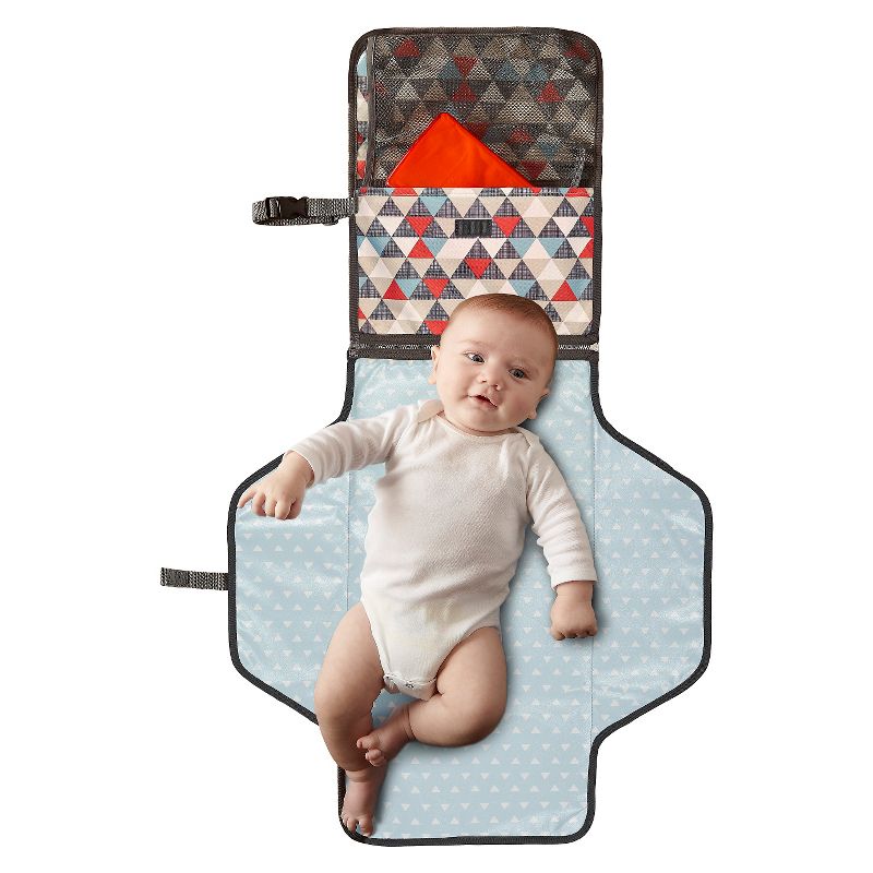 Skip Hop Pronto Baby Changing Station & Diaper Clutch, Triangles