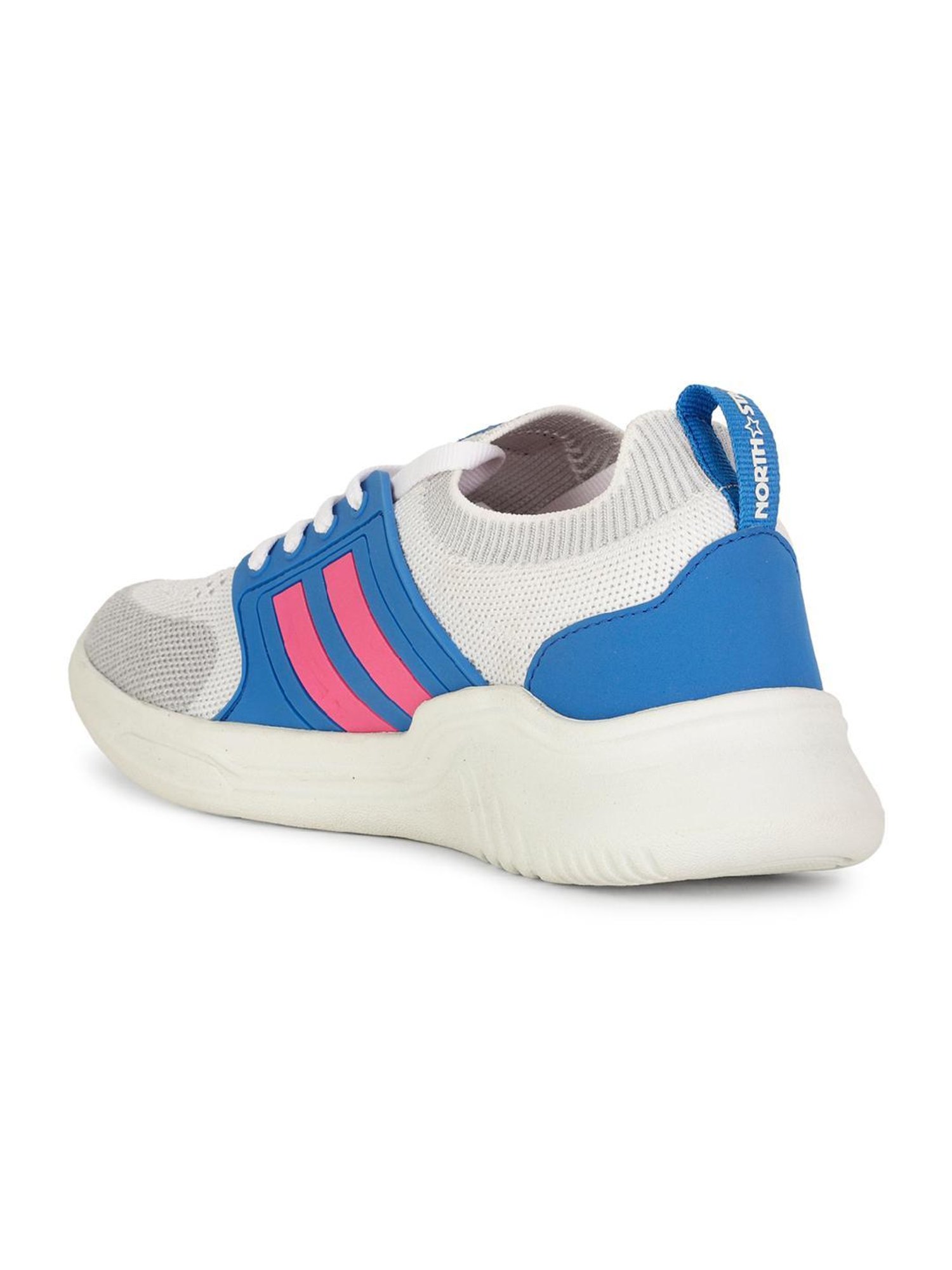 North Star by Bata Women's White Running Shoes