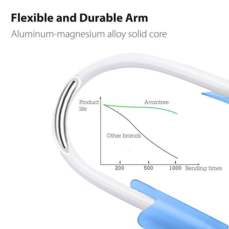 Cell Phone Clip Holder for Bed Universal Gooseneck Adjustable Clamp Lazy Mount Flexible Long Arm Bracket for 3565 Phones Mobile Neck Stand Strap Wrap iPhone Accessories Gadgets CP901