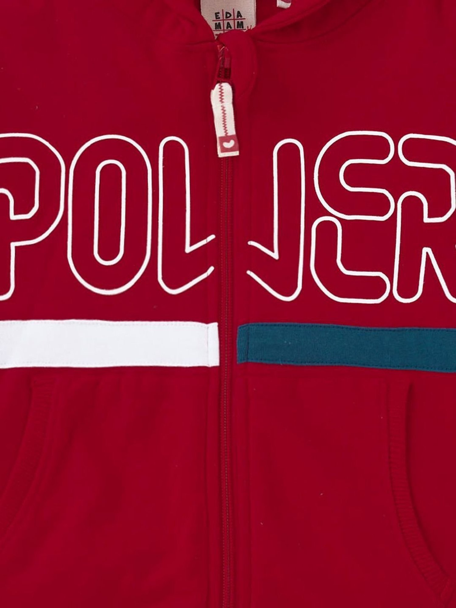 Allen Solly Junior Navy & Green Color Block Full Sleeves Jacket