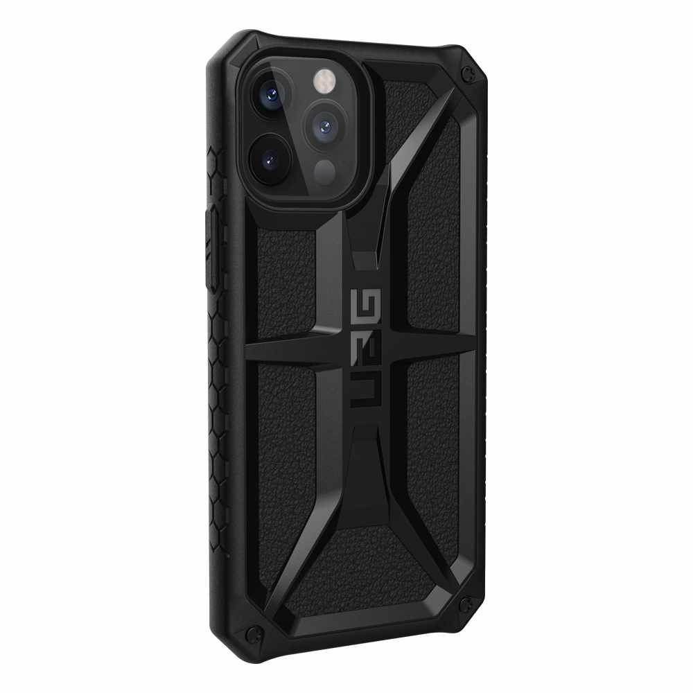 UAG Designed for iPhone 12 Pro Max Case [6.7-inch Screen] Rugged Lightweight Slim Shockproof Premium Monarch Protective Cover, Black