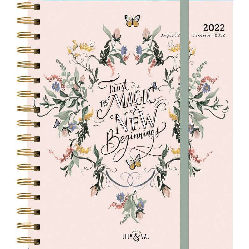 2021-22 17 Month Agenda Planner 9.5" x 11" Just Breathe - Wells St. by Lang