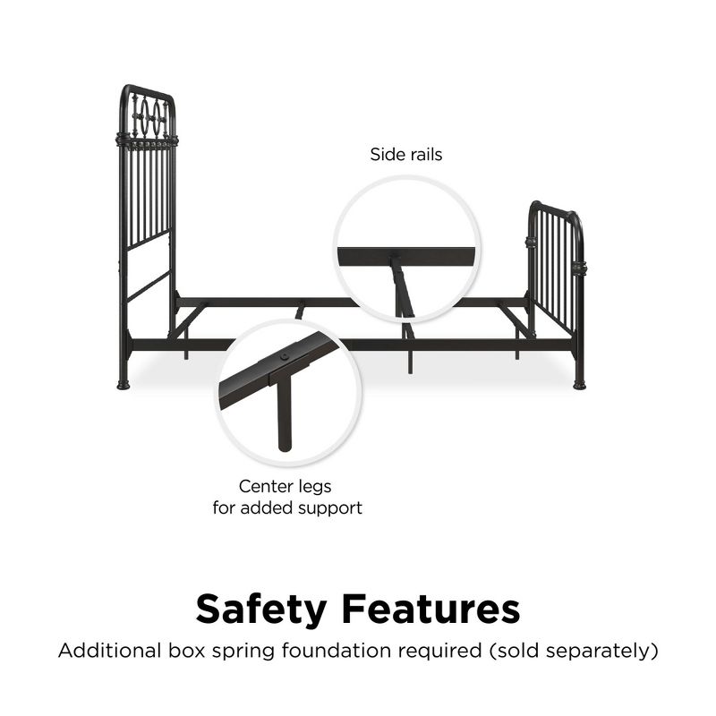 Little Seeds Willow Metal Full Bed