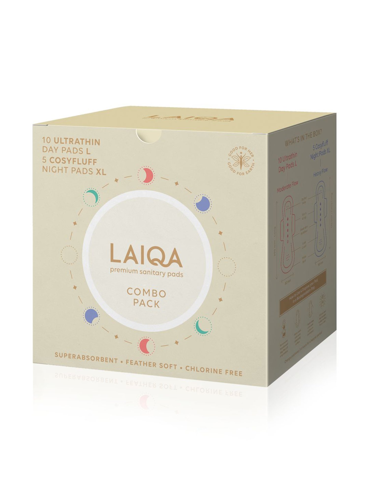 LAIQA Combo Pack - 15 Pads
