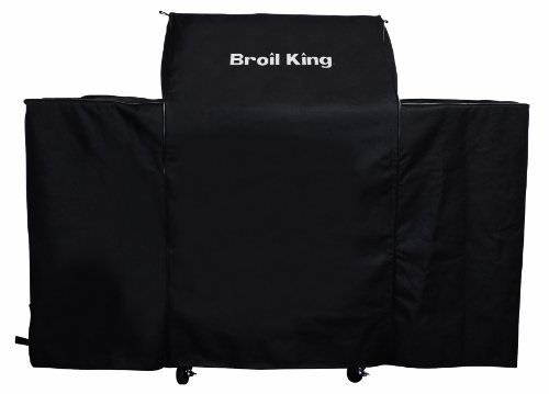 broil king 7490 heavy duty pvc polyester grill cover, black