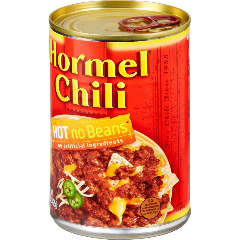 Hormel Hot No Beans Chili 15oz