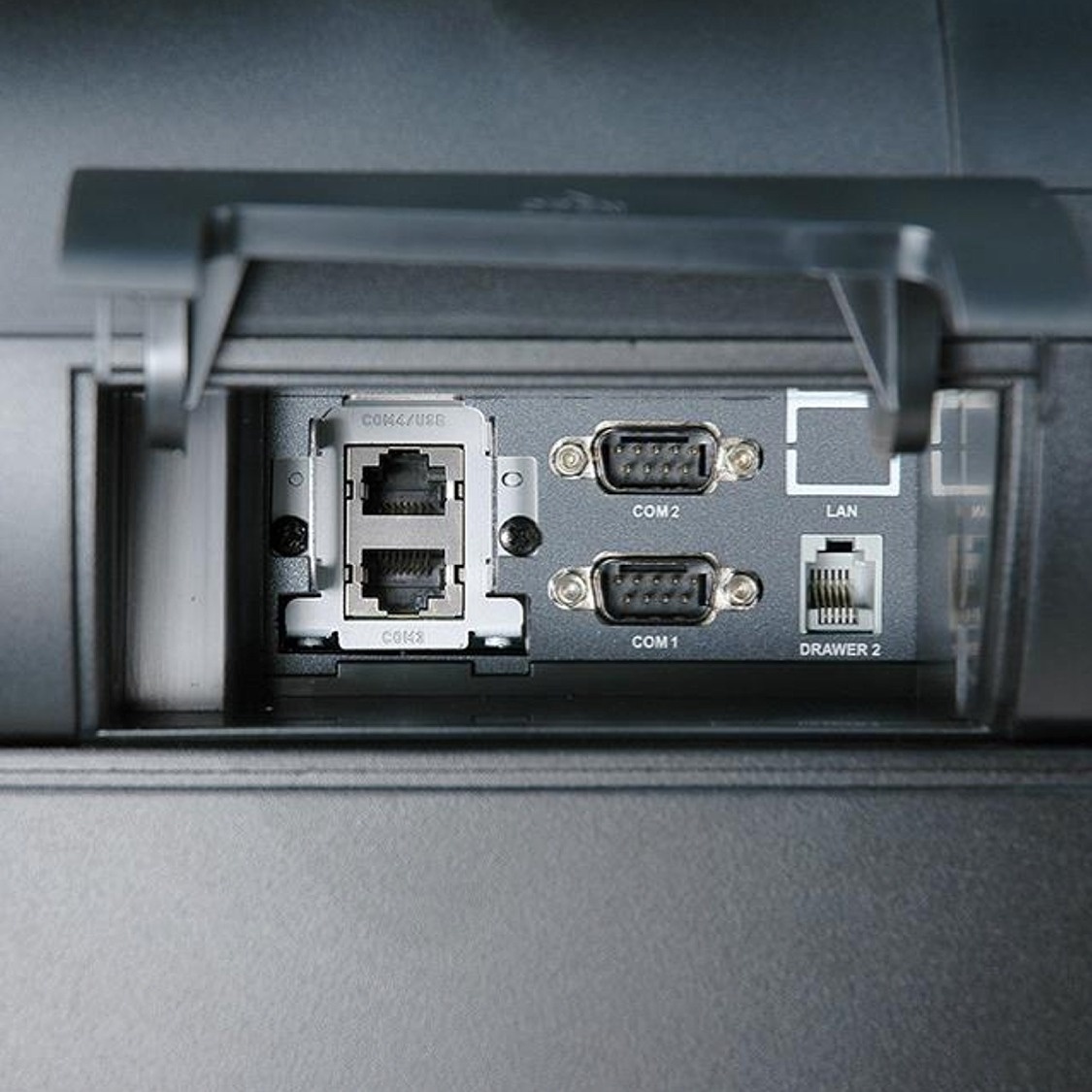 Sam4s ER-940 Multi-Use Electronic Cash Register, Flat-Key Flat, Spill-Resistant Keyboard, Receipt and Journal Printers, for Food Service