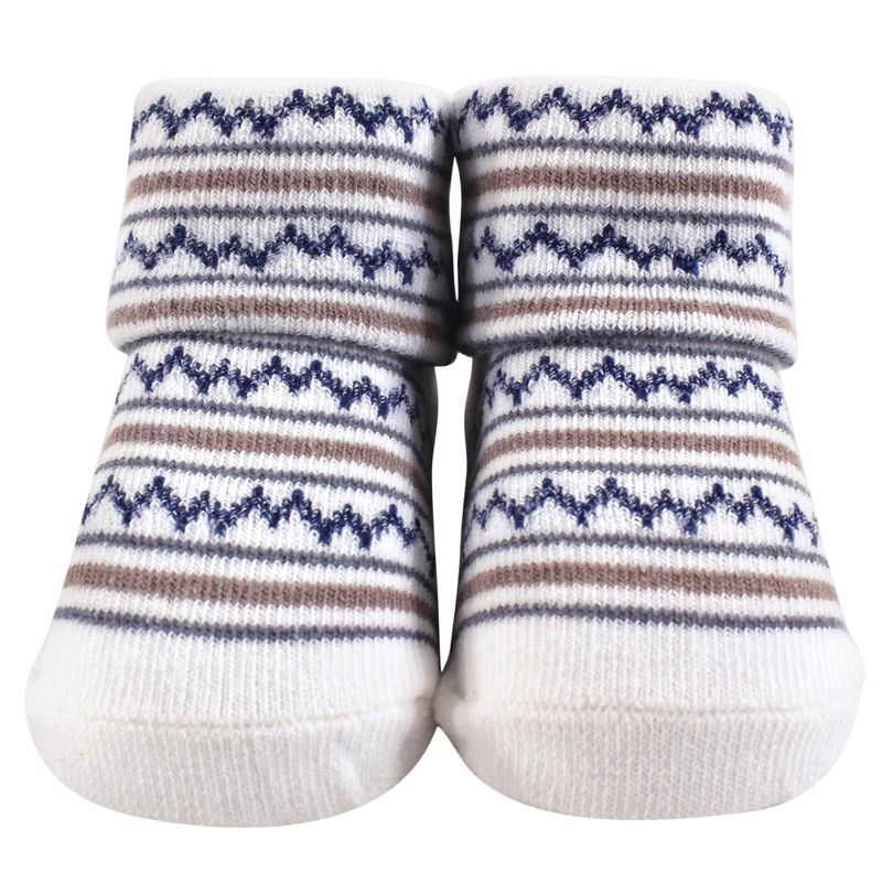 Hudson Baby Unisex Baby Socks Boxed Giftset, Stripes, One Size