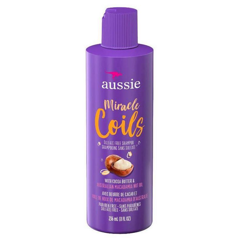 Aussie Coils Sulfate Free Shampoo - 8 fl oz