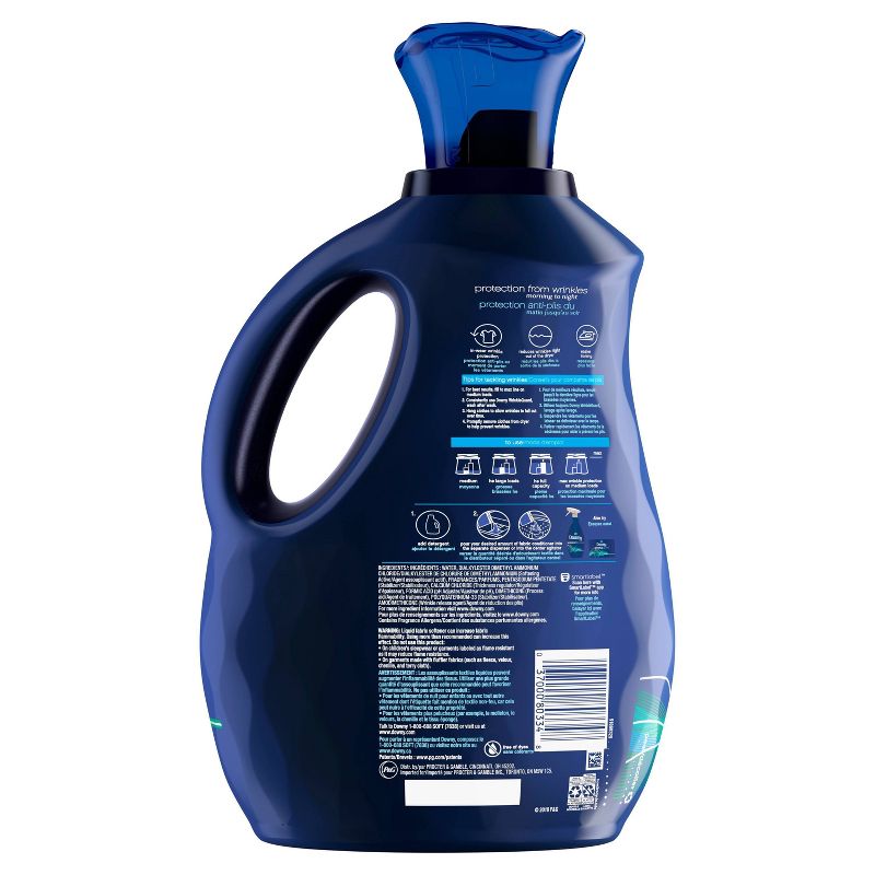 Downy Wrinkle Guard Liquid Fabric Softener and Conditioner - Fresh - 64 fl oz