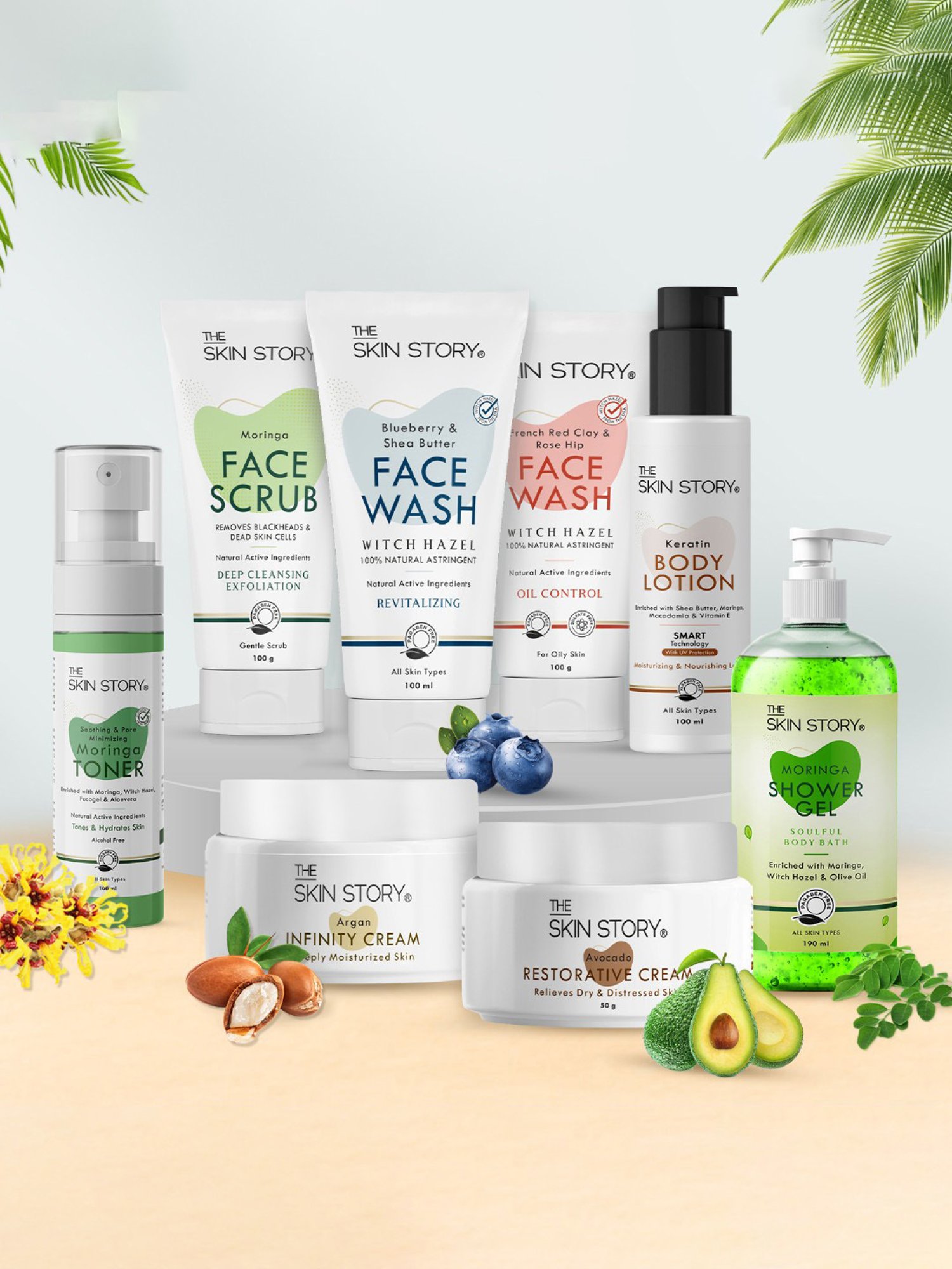 The Skin Story Blueberry & Shea Butter Revitalizing Face Wash - 100 ml