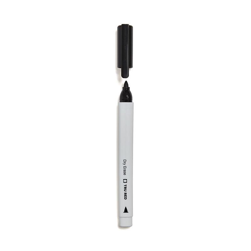Universal Pen Style Dry Erase Marker, Fine/Bullet Tip, 12ct - Black