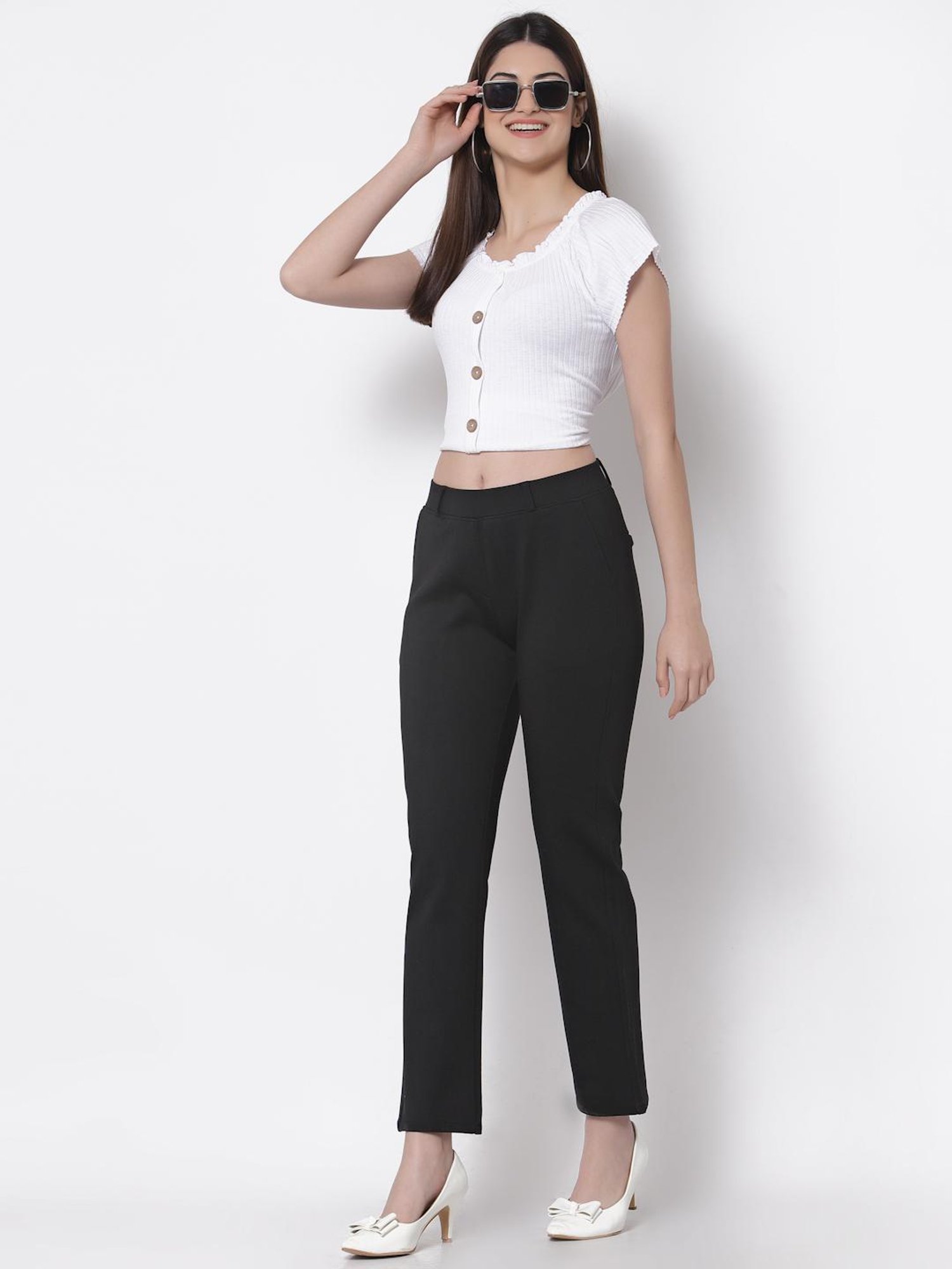 Westwood Black Straight Fit Jeggings