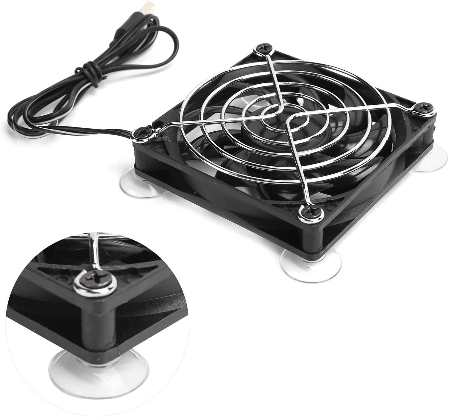 Goshyda Chassis Cooling Fans, Air?Cooled No Noise Design, USB Power Supply, Small and Light, Notebook Computer Tablet Ventilation Motor Cooler, for Cooling Notebooks Tablets