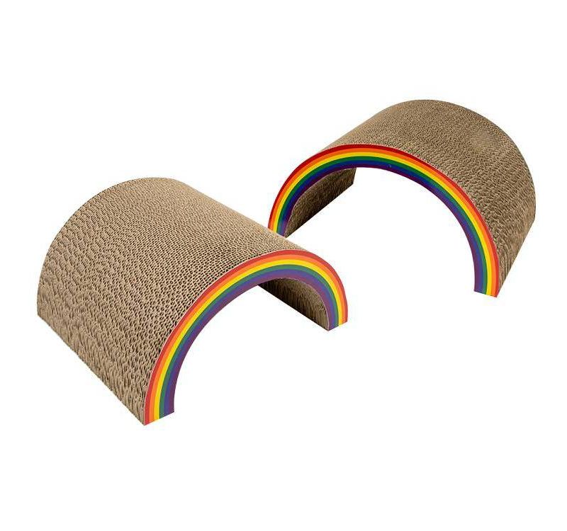 PRIDE Double Rainbow Cat Scratcher Toy - Boots & Barkley™