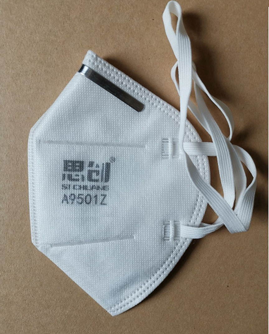 20pcs  Masks Wrap Around Head Air Purifying Dust Pollution Vented Respirator Face Mouth Masks PM2.5  / >95% Filteration KN95