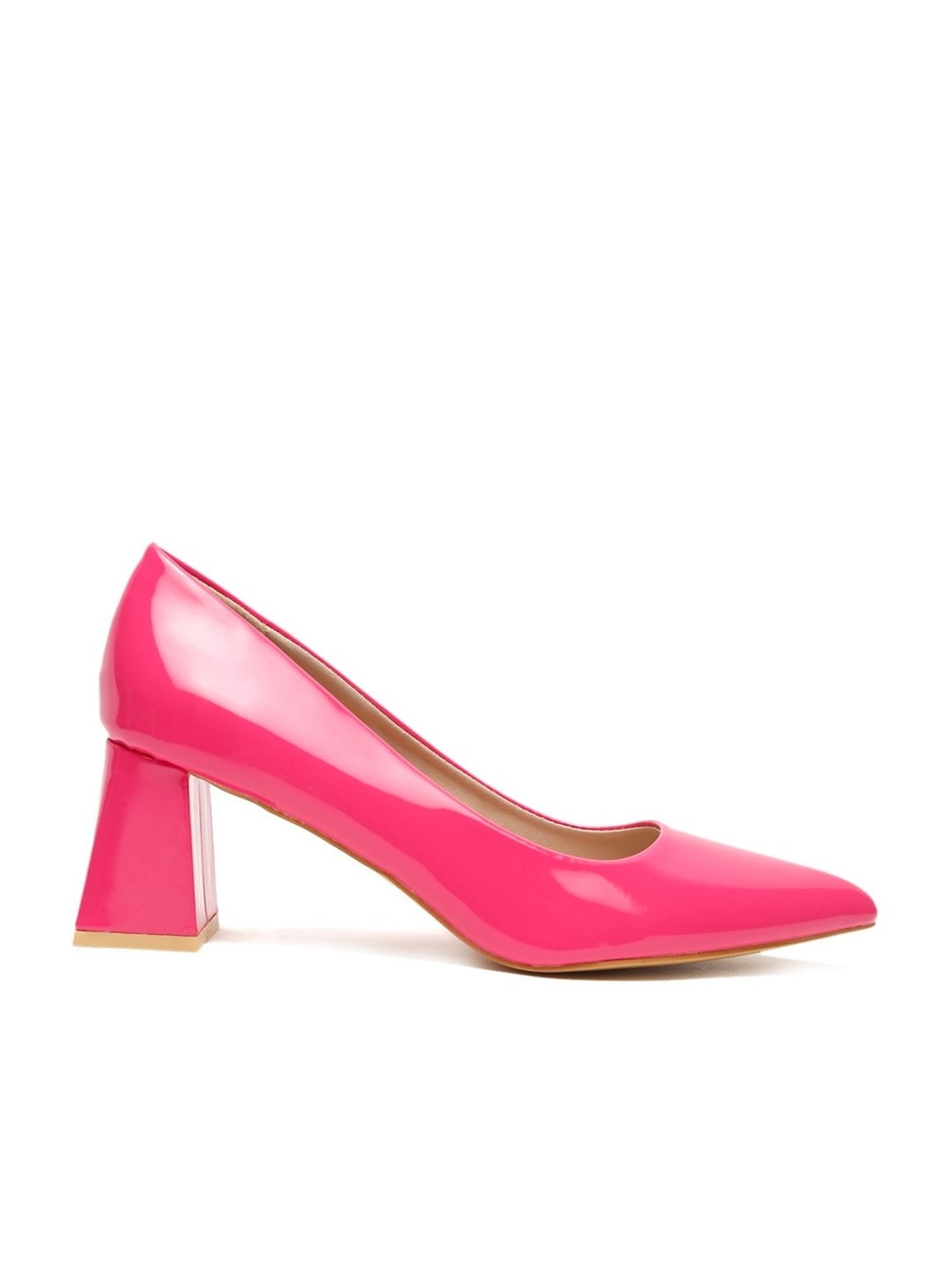 Flat N Heels Women's Pink Casual Pumps